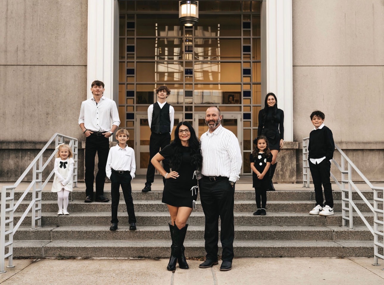 Kirstin, Parish Culture founder, with her family in Louisiana