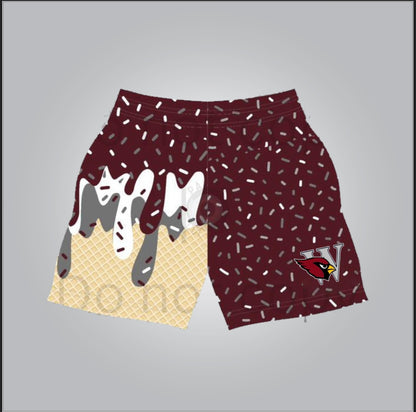 E.D.White drip shorts- youth