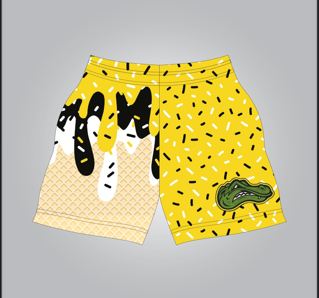 St. Amant drip shorts- youth