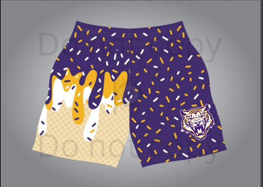 Thibodaux drip shorts- adult