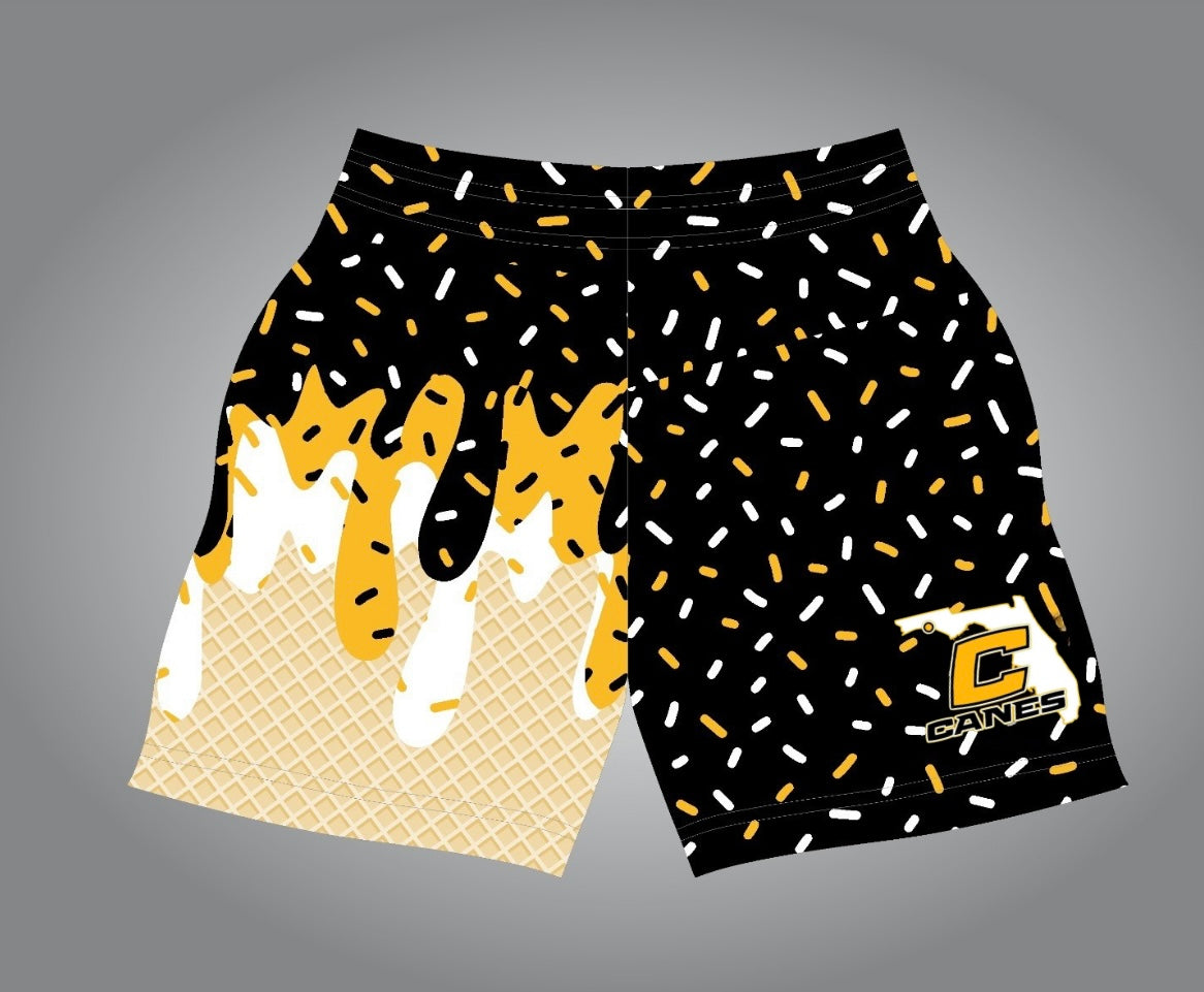 Canes drip shorts- youth