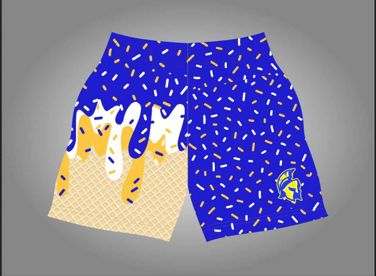 East Ascension drip shorts- youth
