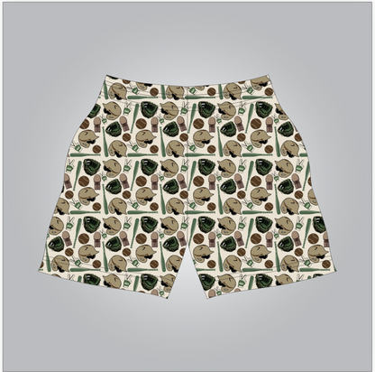 Hunter baseball short sleeve hoodie- youth