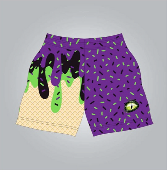 Raptors eye drip shorts- adult