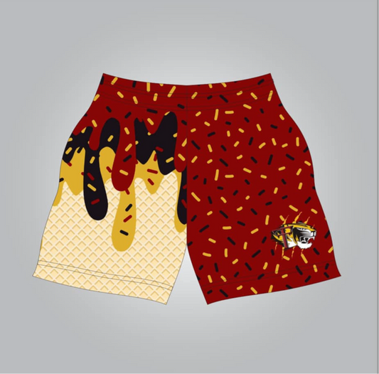 Terrebonne youth drip shorts