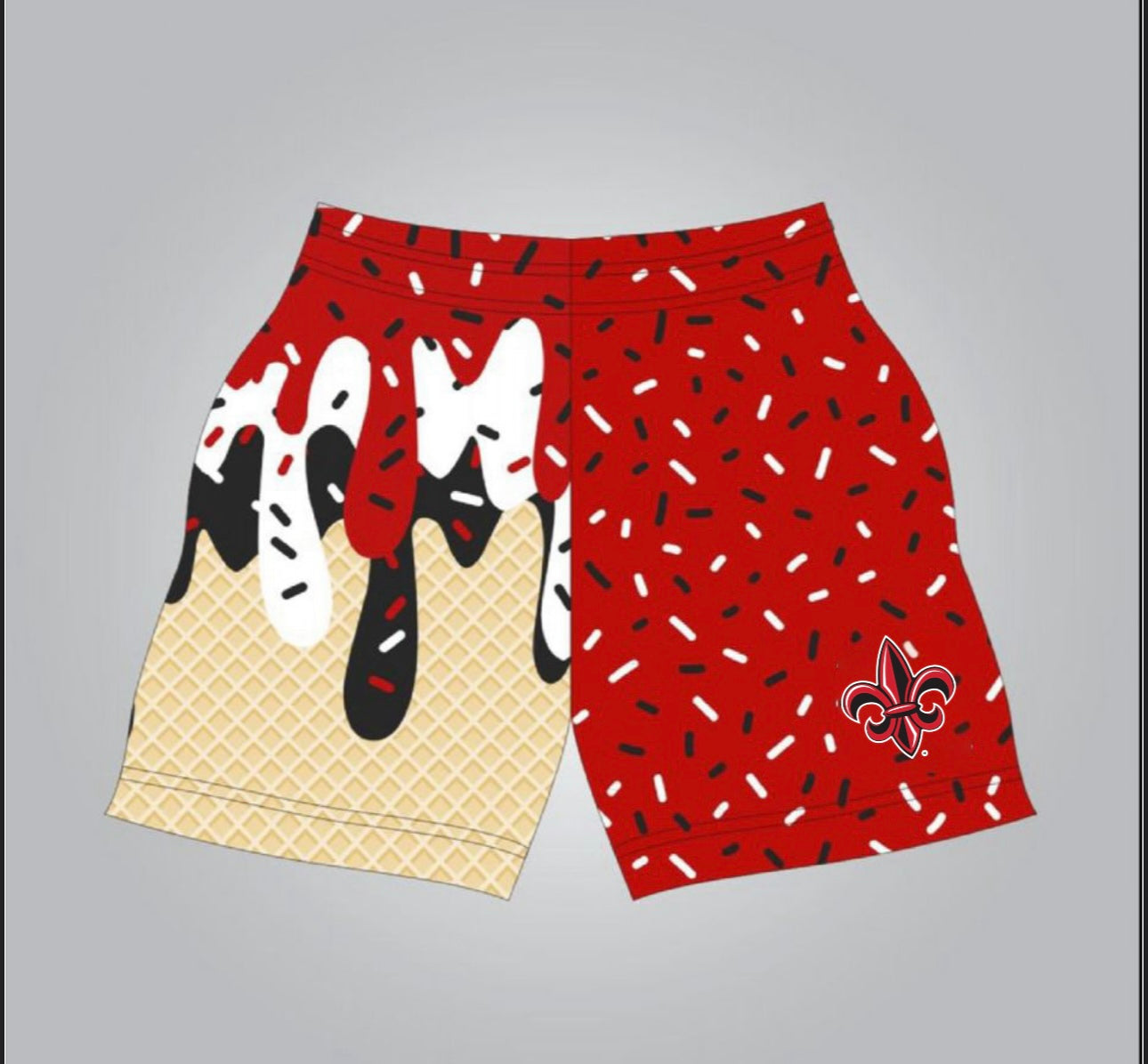ULL drip shorts- Men’s