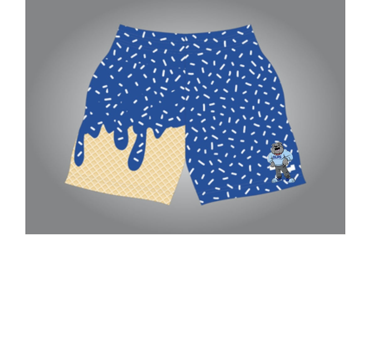 OLPS drip shorts- youth